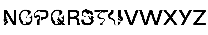 SandEdge Regular Font UPPERCASE