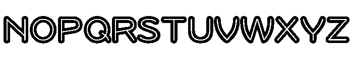 Sandbox WideExtraBoldInline Font UPPERCASE