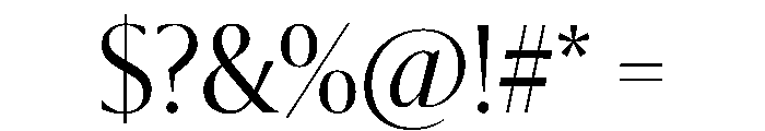 Sanomat Banner Light Font OTHER CHARS