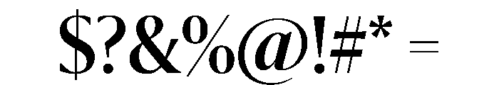 Sanomat Banner Medium Font OTHER CHARS