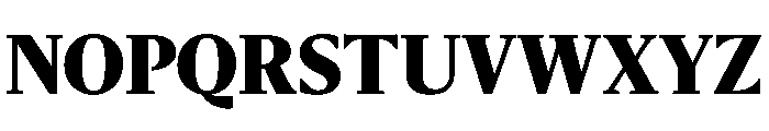 Sanomat Black Font UPPERCASE
