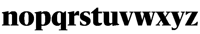 Sanomat Black Font LOWERCASE
