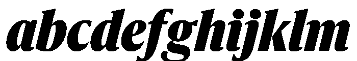 Sanomat Condensed Black Italic FONT