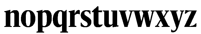 Sanomat Condensed Bold Font LOWERCASE