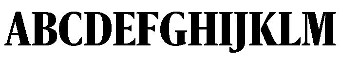 Sanomat Condensed Extrabold Font UPPERCASE
