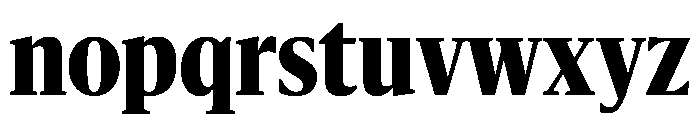 Sanomat Condensed Extrabold Font LOWERCASE