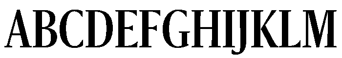 Sanomat Condensed Medium Font UPPERCASE