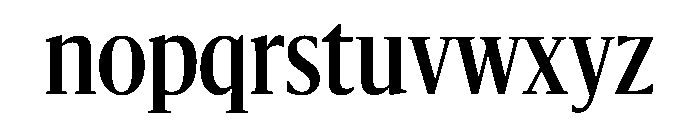 Sanomat Condensed Medium Font LOWERCASE