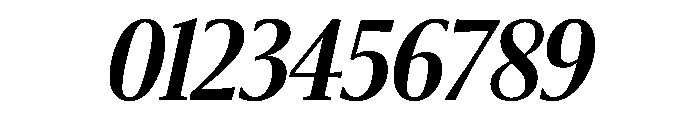 Sanomat Condensed Semibold Italic Font OTHER CHARS