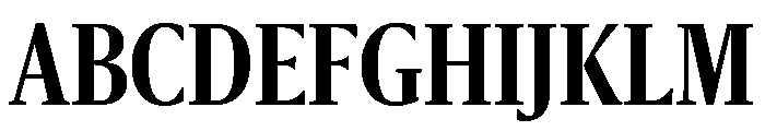 Sanomat Condensed Semibold Font UPPERCASE