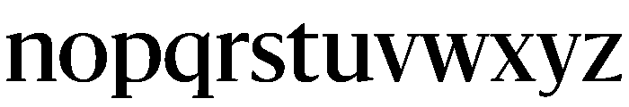 Sanomat Medium Font LOWERCASE