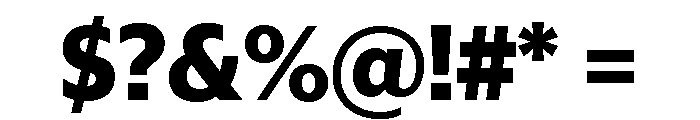 Sanomat Sans Bold Font OTHER CHARS