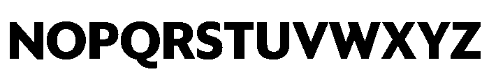 Sanomat Sans Bold Font UPPERCASE