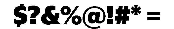 Sanomat Sans Extrabold Font OTHER CHARS