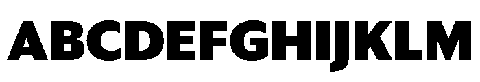 Sanomat Sans Extrabold Font UPPERCASE