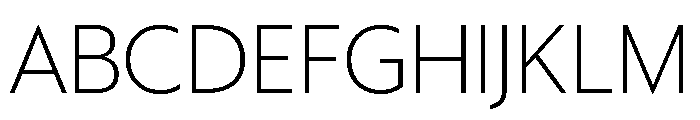 Sanomat Sans Extralight Font UPPERCASE