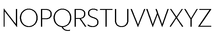 Sanomat Sans Extralight Font UPPERCASE