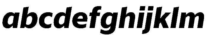Sanomat Sans Text Extrabold Italic FONT