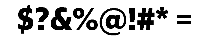 Sanomat Sans Text Extrabold Font OTHER CHARS