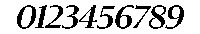 Sanomat Semibold Italic Font OTHER CHARS