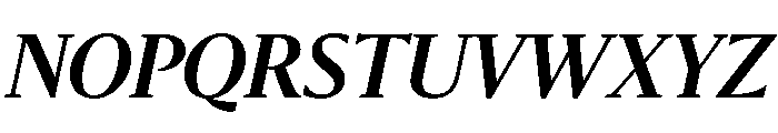 Sanomat Semibold Italic Font UPPERCASE