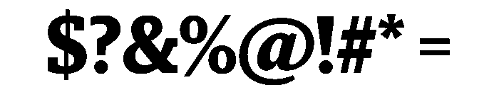 Sanomat Slab Bold Font OTHER CHARS