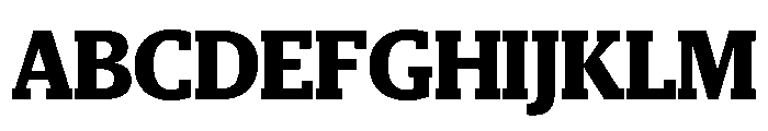 Sanomat Slab Bold Font UPPERCASE