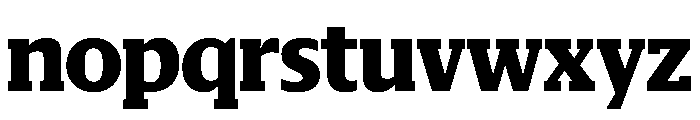 Sanomat Slab Bold Font LOWERCASE