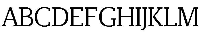 Sanomat Slab Light Font UPPERCASE