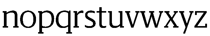 Sanomat Slab Light Font LOWERCASE