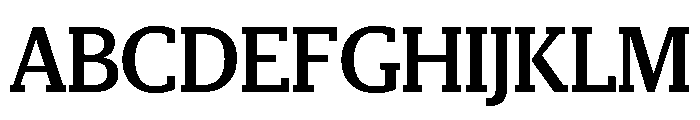 Sanomat Slab Medium Font UPPERCASE