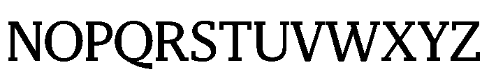 Sanomat Slab Regular Font UPPERCASE