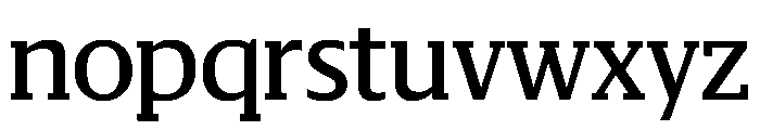 Sanomat Slab Regular Font LOWERCASE
