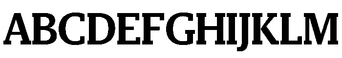 Sanomat Slab Semibold Font UPPERCASE