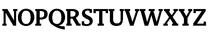 Sanomat Slab Semibold Font UPPERCASE