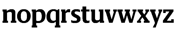 Sanomat Slab Semibold Font LOWERCASE