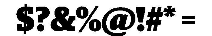 Sanomat Slab Super Font OTHER CHARS