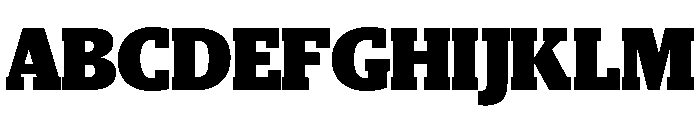 Sanomat Slab Super Font UPPERCASE