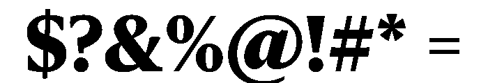 Sanomat Text Black Font OTHER CHARS