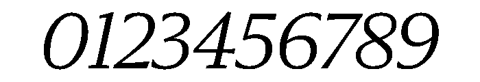 Sanomat Text Light Italic Font OTHER CHARS