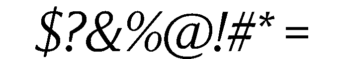 Sanomat Text Light Italic Font OTHER CHARS