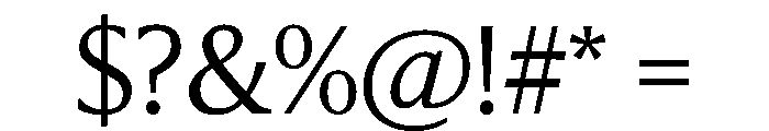 Sanomat Text Light Font OTHER CHARS