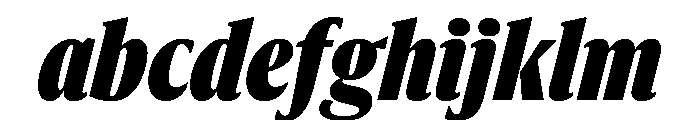Sanomat X Condensed Black Italic FONT