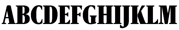 Sanomat X Condensed Black Font UPPERCASE