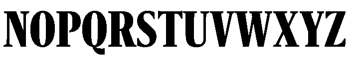 Sanomat X Condensed Extrabold Font UPPERCASE