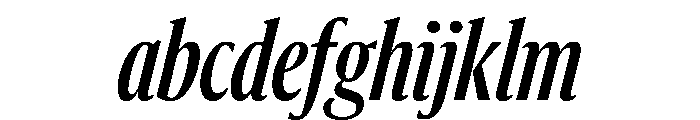 Sanomat X Condensed Medium Italic FONT