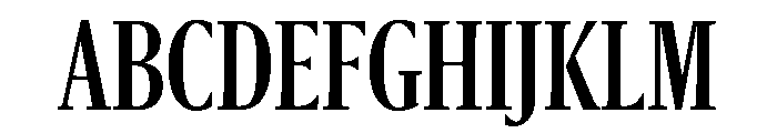 Sanomat X Condensed Medium Font UPPERCASE