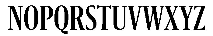 Sanomat X Condensed Medium Font UPPERCASE