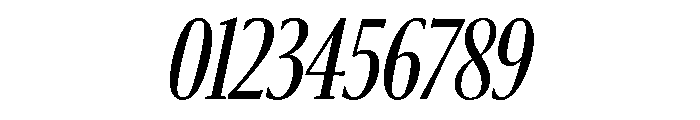 Sanomat X Condensed Regular Italic Font OTHER CHARS