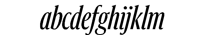 Sanomat X Condensed Regular Italic FONT